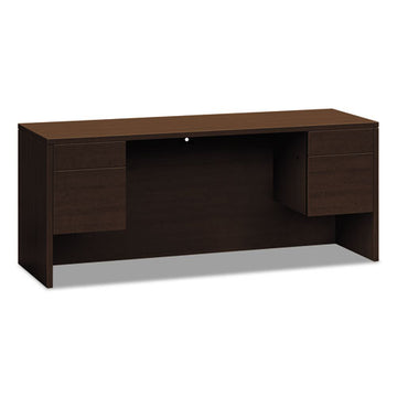 HON® 10500 Series Kneespace Credenza W-3-4-height Pedestals, 72w X 24d, Bourbon Cherry freeshipping - TVN Wholesale